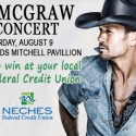 Tim McGraw @ the Woodlands August 9th!